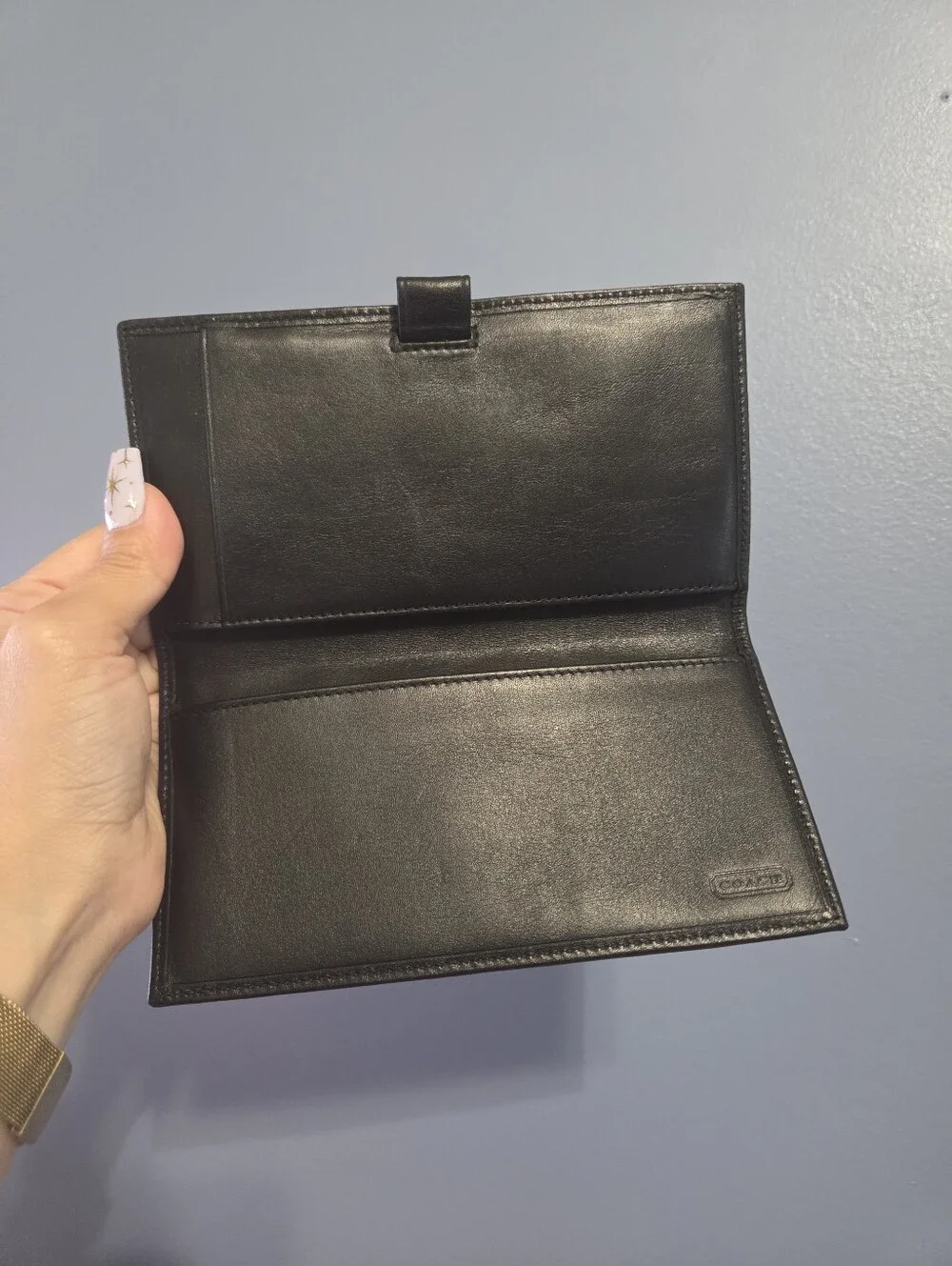Coach Signature Canvas Wallet Bifold Checkbook